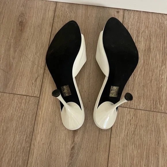 Jeffrey Campbell Agent High Heel Slide Size 9.5 in white - Picture 6 of 12